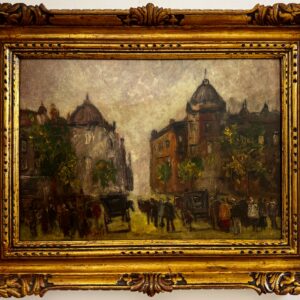 ismeretlen szignó – Fiakkerre várva