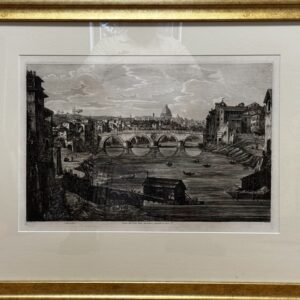 Luigi Rossini (1790–1857) – Vedula del antico ponte