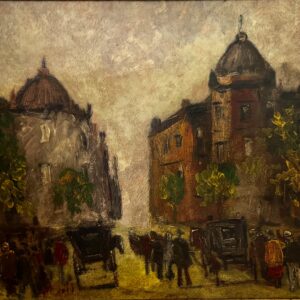 ismeretlen szignó – Fiakkerre várva
