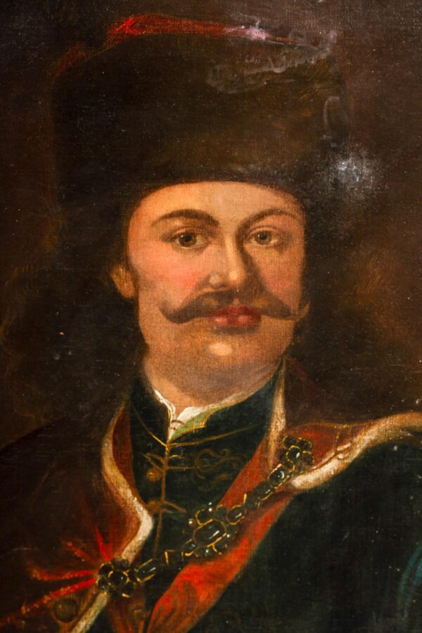 vélhetően Donáth János (1744 – 1830) - Rákóczi Ferenc( 1676-1735 ) portré - Kép 3